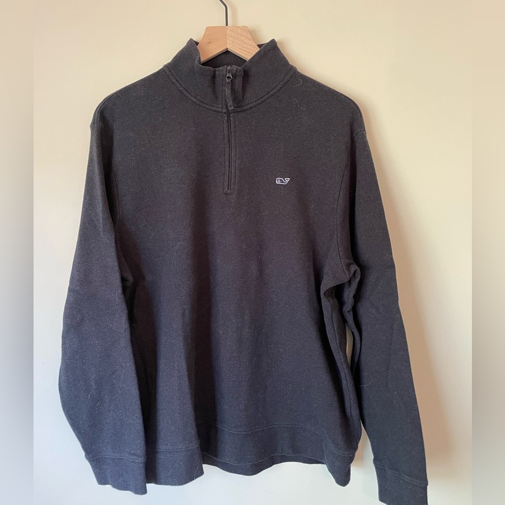Vineyard Vines black quarter zip